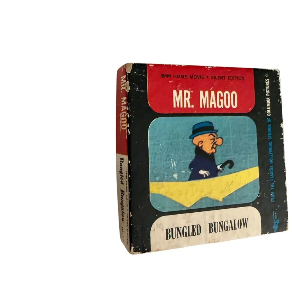 Mr. Magoo Bungled Bungalow 8MM Home Movie Silent Edition Vintage Columbia
